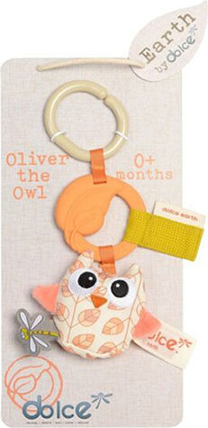 Baby Oliver Pendant Toy for Car with Teether Oliver the Owl 97002