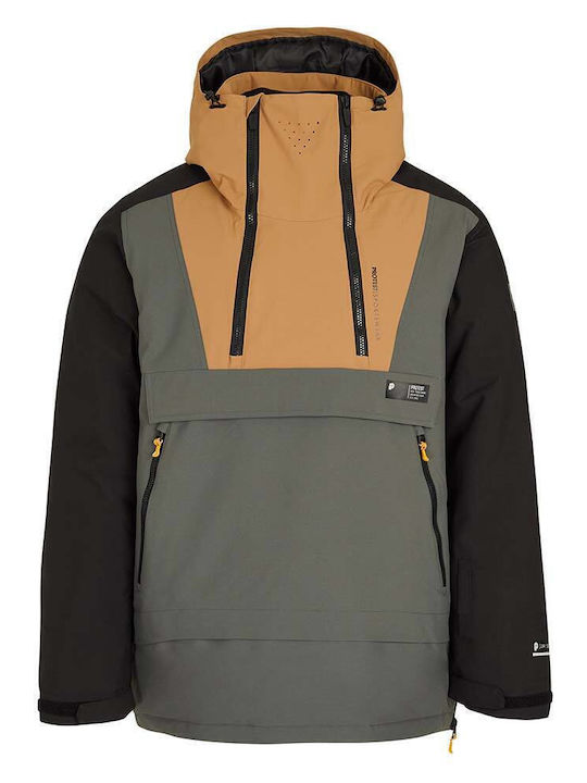 Athletic Jacket Waterproof and Windproof Khaki