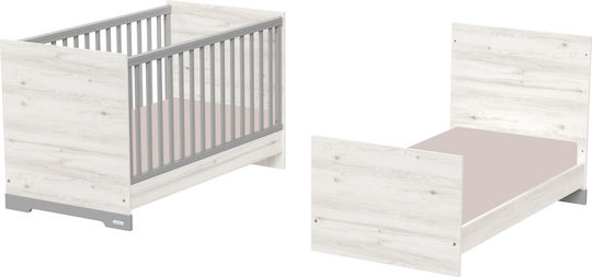 Casababy Alaska Σετ Βρεφικού Δωματίου με Κρεβάτι & Συρταριέρα Μπεζ / Γκρι