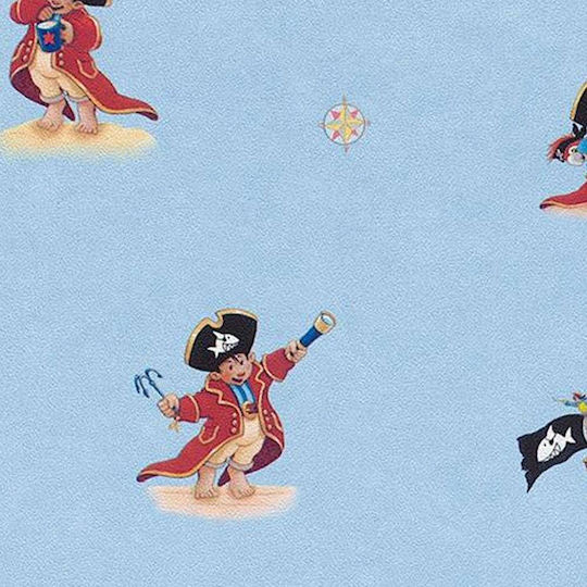 Newplan Kids Vinyl Coated Wallpaper Rasch L53xH1005cm