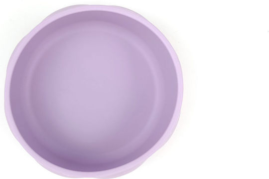 Baby Cloud Silicone Toddler Bowl Purple