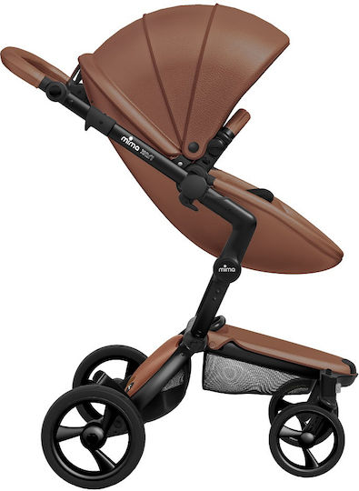 Mima Xari Verstellbar 2 in 1 Baby Kinderwagen Geeignet für Neugeborene Camel / Black 13.4kg