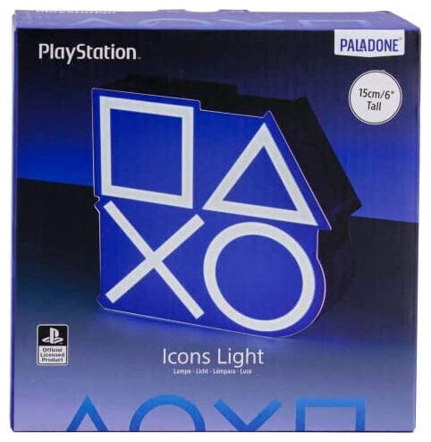 Paladone Kids Decorative Lamp Playstation Icons Blue 15x16x16εκ.