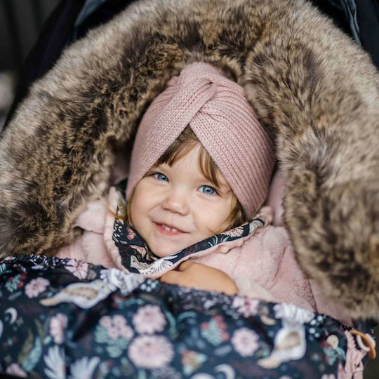 La Millou Aspen Uni Velvet Stroller Footmuff with Velvet Lining 110x50cm Beige