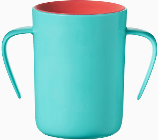 Tommee Tippee Baby Cup Easiflow 360° made of Plastic Turquoise 200ml for 6m+m+