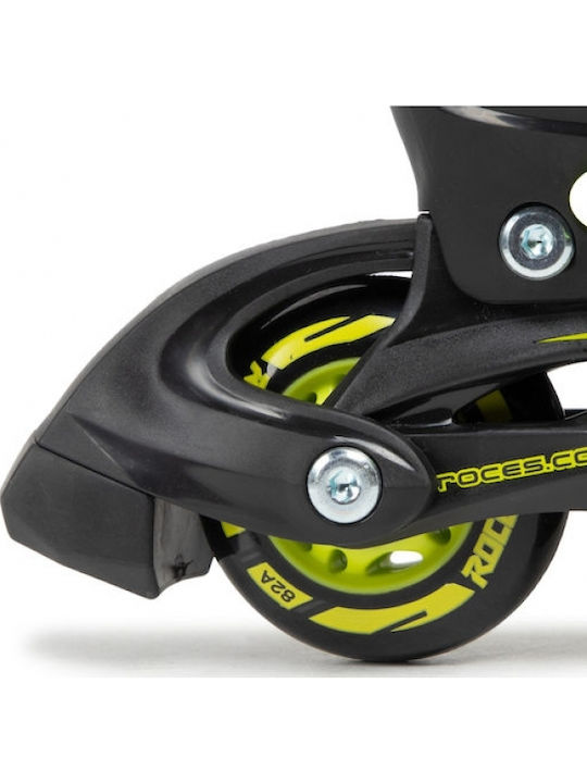 Cangaroo Jockey Lime Inline Αυξομειούμενα Rollers Μαύρα Παιδικά