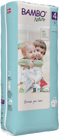 Bambo Nature Tape Diapers Tall No. 4 for 7-14kg 48pcs