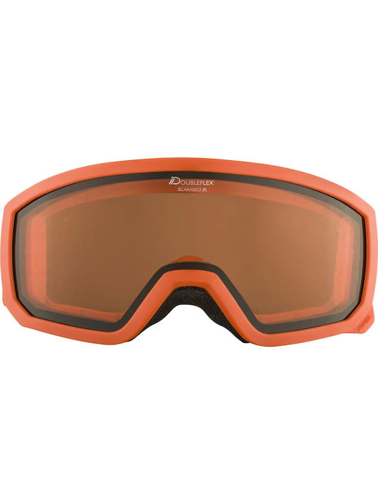 Alpina Scarabeo Doubleflex Hicon Μάσκα Σκι & Snowboard Παιδική με Φακό Φιμέ σε Χρώμα Alpina Scarabeo Doubleflex Hicon Μάσκα Σκι & Snowboard Παιδική με Φακό Φιμέ σε Χρώμα