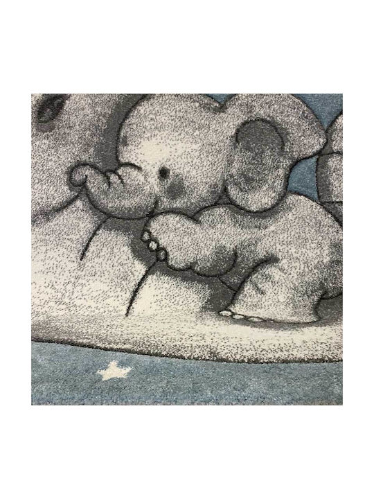 Koulis Carpets Ελεφαντάκι Παιδικό Χαλί Γαλάζιο 230x165cm