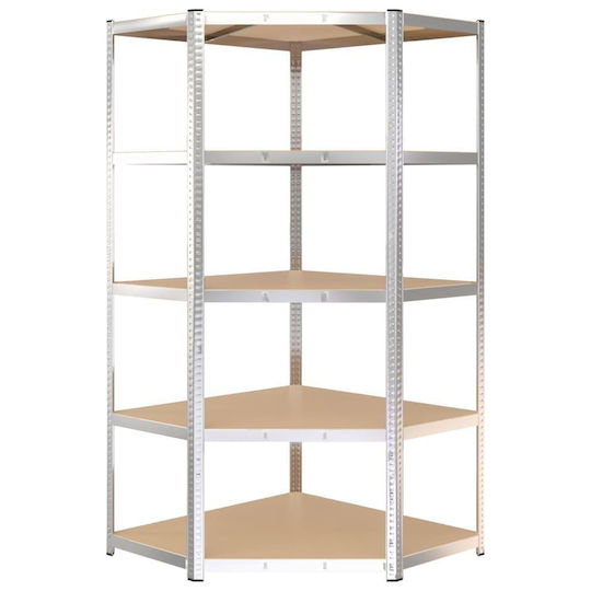 vidaXL Γωνιακή Ραφιέρα Dexion 90x90x180εκ. με 5 Ράφια Συνολικής Αντοχής 875kg