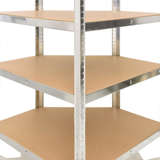 vidaXL Γωνιακή Ραφιέρα Dexion 90x90x180εκ. με 5 Ράφια Συνολικής Αντοχής 875kg