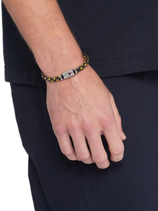 Tommy Hilfiger Ανδρικό Βραχιόλι από Δέρμα 19cm
