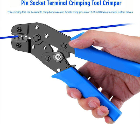 HS-2546B Crimping Pliers with Ratchet Mechanism Length 220mm