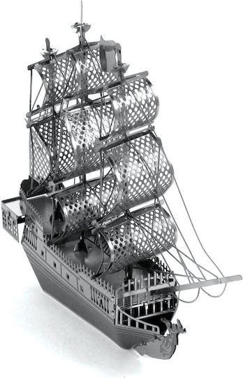 Fascinations Pirate Black Pearl Μεταλλική Φιγούρα Μοντελισμού Πλοίο Ασημί 10x1.8x8εκ.