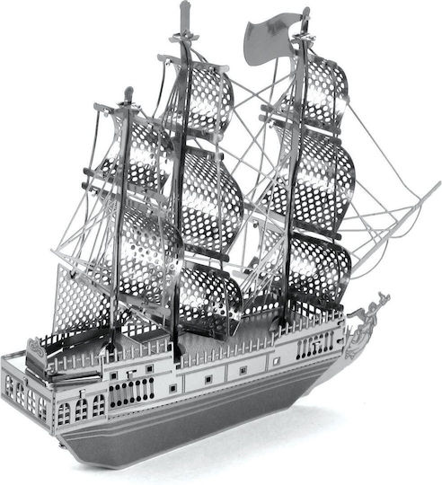 Fascinations Pirate Black Pearl Μεταλλική Φιγούρα Μοντελισμού Πλοίο Ασημί 10x1.8x8εκ.