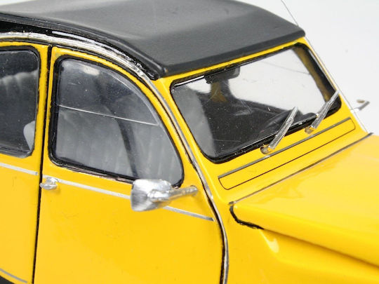 Revell Citroen 2CV Φιγούρα Μοντελισμού Αυτοκίνητο Κίτρινη 126 Κομματιών σε Κλίμακα 1:24 με Κόλλα και Χρώματα 16εκ.