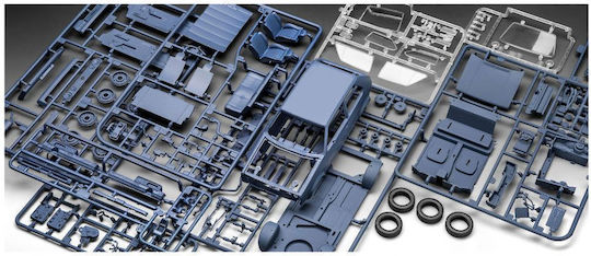 Revell Volkswagen Collection Golf Gti Builders Choice Modeling Figure Car Blue 118 Pieces in Scale 1:24