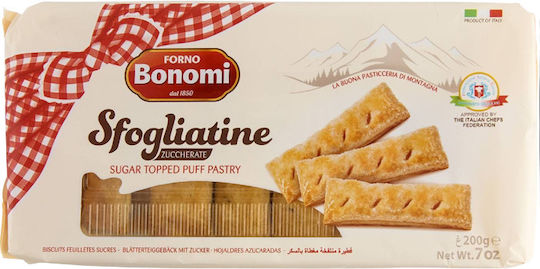 FORNO Bonomi Kekse Zucker-Blätterteig Klassisch 1Stück 200gr