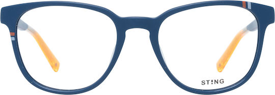 Sting Femei Plastic Rame Ochelari Albastru marin VST302 4G5M