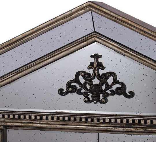 Artekko Oglindă De Podea Cu Cadru Metalic Auriu 240x136cm