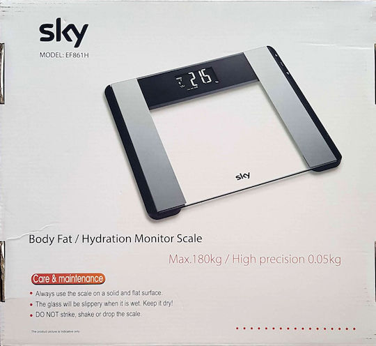 Sky Sky Digitale Badezimmerwaage 180kg Grau EF861H