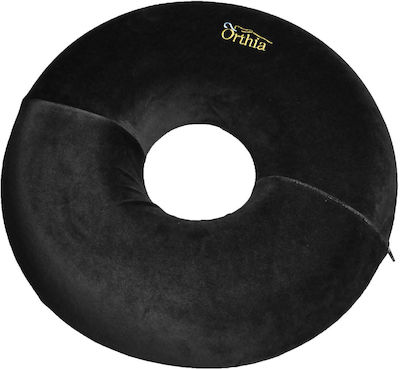 Orthia Pernă Scaun pentru Coccis cu Orificiu 7cm în culoare Negru 2401405