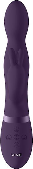 Vive Niva Vibrator Kaninchen 21.5cm Purple