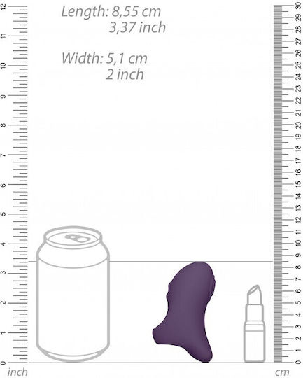 Vive Hana Mini Δονητής Δακτύλου 8.6cm Purple