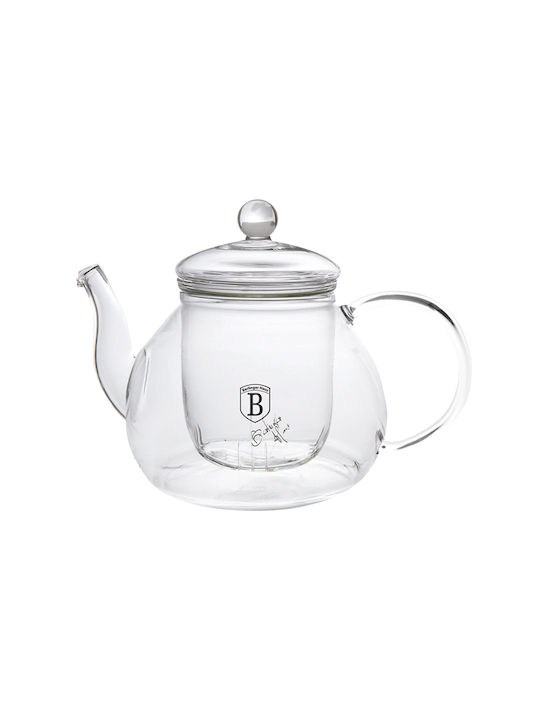 Berlinger Haus Teapot with Filter Glass in Transparent Color 1000ml