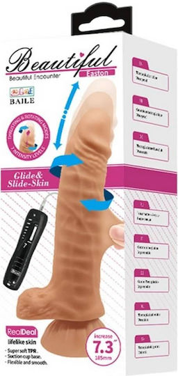 Baile Beautiful Easton Ρεαλιστικός Δονητής 18cm Flesh