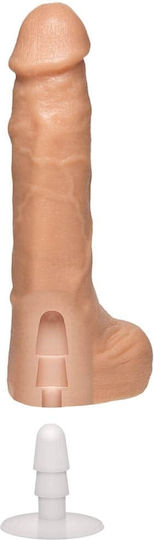 Doc Johnson Bust It Ρεαλιστικός Δονητής 21.5cm Flesh
