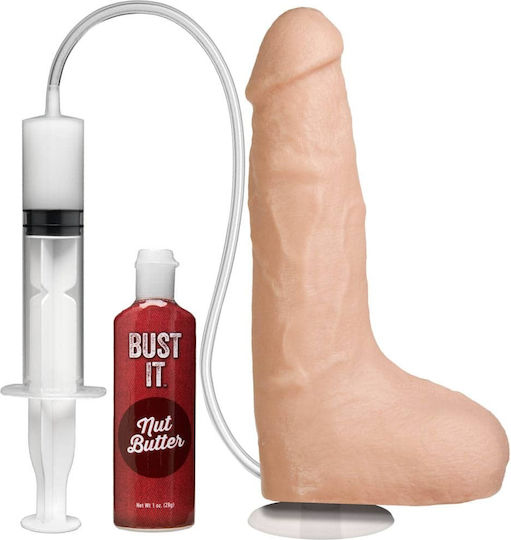 Doc Johnson Bust It Ρεαλιστικός Δονητής 21.5cm Flesh