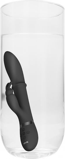 Vive Halo High End Vibrator Vibrator Kaninchen 21cm Black