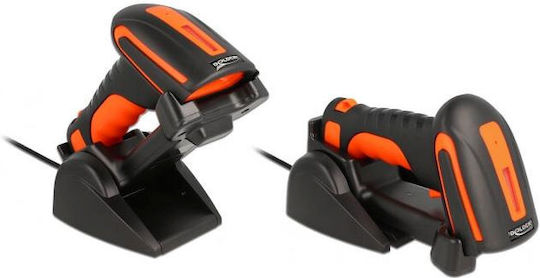 DeLock Scanner Χειρός Ασύρματο με Δυνατότητα Ανάγνωσης 2D και QR Barcodes