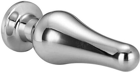 Dream Toys Gleaming Love Silver Pleasure Jewel Butt Plug Anal Plug Large Silver