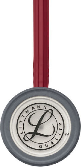3M Littmann Classic III Non Chill Double Head Stethoscope Burgundy