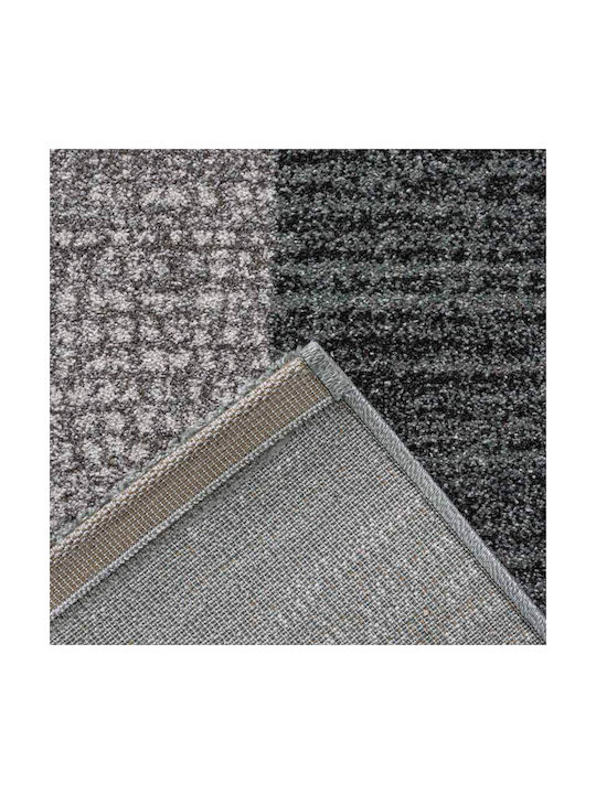 Ragolle Madison Teppich Rechteckig Synthetisch,Polyester/Cotton/Leather Gray