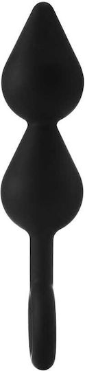 Dream Toys Fantasstic Double Drop Anal Plug XLarge Black