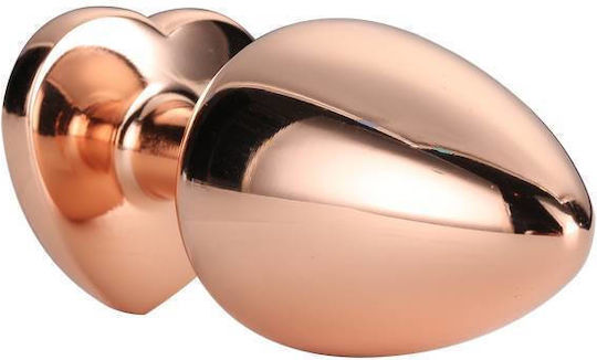 Dream Toys Gleaming Love Gold Plug Πρωκτική Σφήνα Large Χρυσή 9.5cm