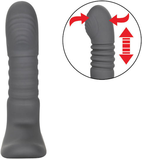 Calexotics Eclipse Wristband Remote Thrusting Rotator Probe Anal Plug mit kabelloser Funktion und Vibration Grey