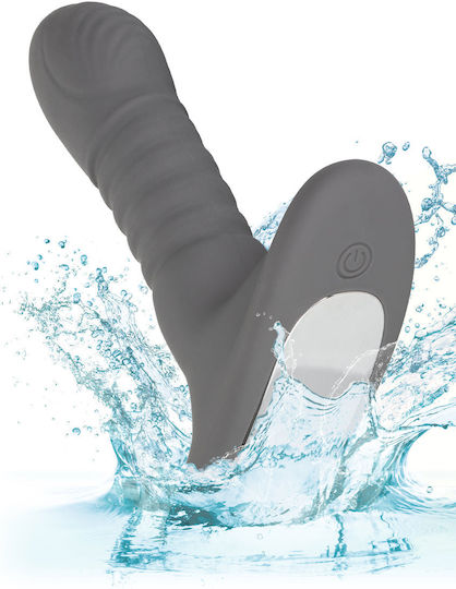 Calexotics Eclipse Wristband Remote Thrusting Rotator Probe Anal Plug mit kabelloser Funktion und Vibration Grey