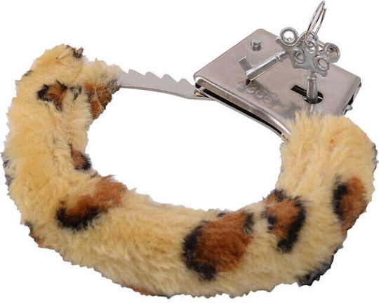 Toyz4lovers Bestseller Handcuffs With Fur Handcuffs in Brown Color