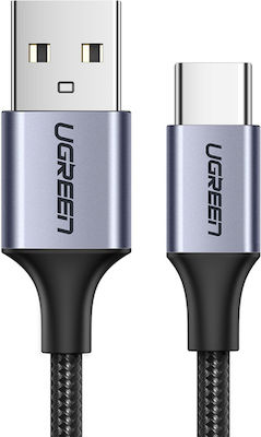 Ugreen Braided USB 2.0 Cable USB-C male - USB-A male Μαύρο 1.5m (60127)