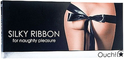 Shots Ouch Silky Ribbon Black