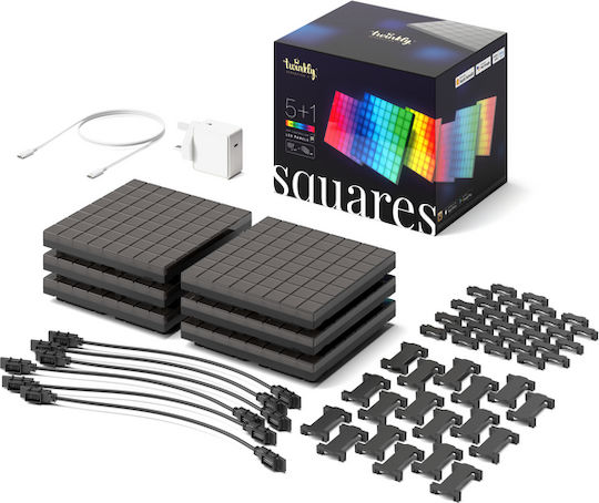 Twinkly Smart Dekorative Tischlampe Squares LED RGB