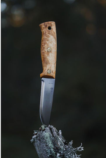 Helle Hunting Μαχαίρι Καφέ σε Δερμάτινη Θήκη