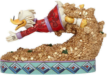 Enesco Disney Scrooge McDuck Schatztauchen Figur 13cm