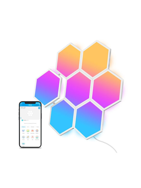 Govee Glide Hexa Bluetooth/WiFi Decorative Lamp Hexagon White 10pcs