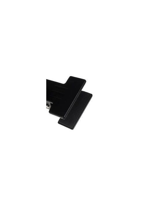 Izoxis LED Office Lamp with Flexible Arm and Clip in Black Color