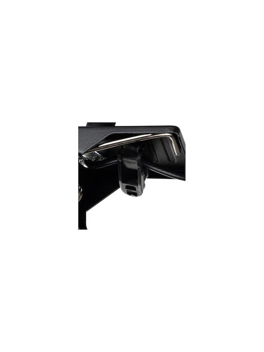 Izoxis LED Office Lamp with Flexible Arm and Clip in Black Color